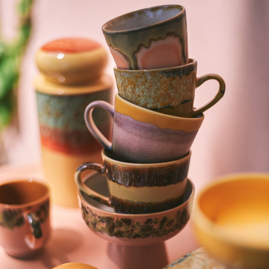 HKLiving 70's Ceramics Mug - Cliff Cappuccino - RhoolMugHKLivingHKLiving 70's Ceramics Mug - Cliff Cappuccino