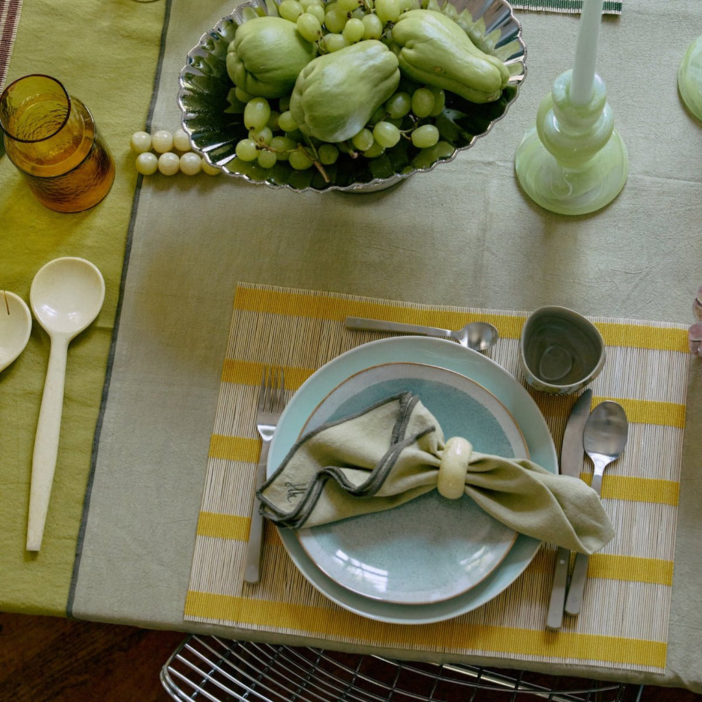 HKLiving Bamboo Placemat - Lemon - RhoolPlacematHKLivingHKLiving Bamboo Placemat - Lemon