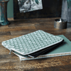 House Doctor Block Print Tablet Case - Green - RhoolIpad CaseHouse DoctorHouse Doctor Block Print Tablet Case - Green