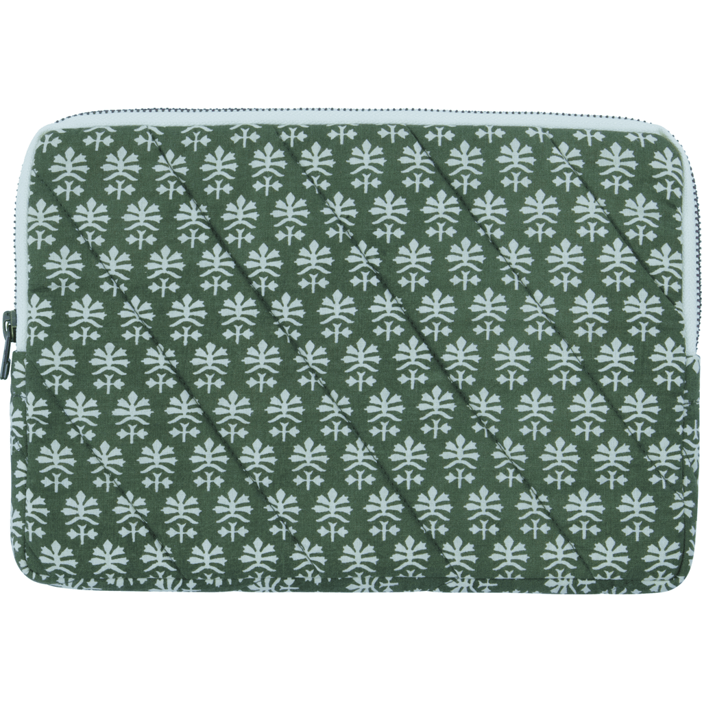 House Doctor Block Print Tablet Case - Green - RhoolIpad CaseHouse DoctorHouse Doctor Block Print Tablet Case - Green
