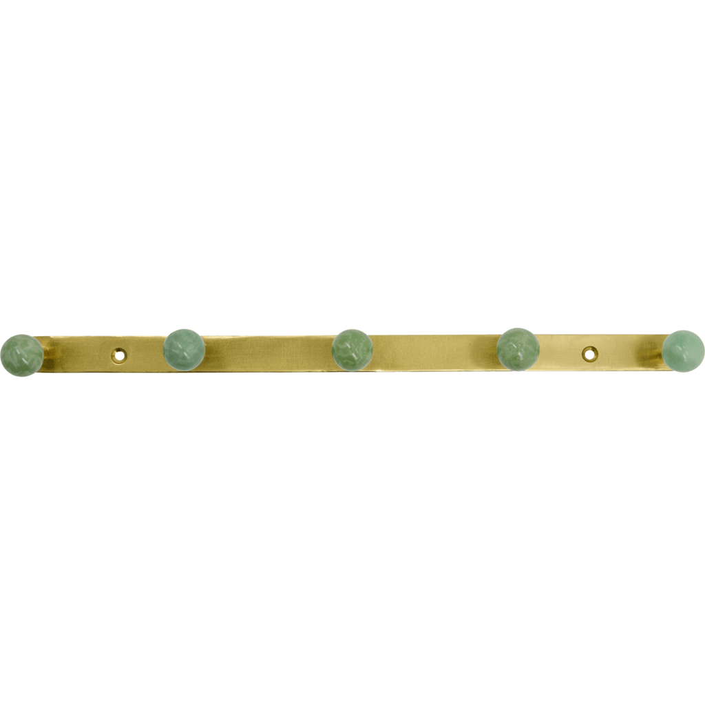 House Doctor Brass Coloured Rack - Aqua - RhoolCoat HookHouse DoctorHouse Doctor Brass Coloured Rack - Aqua