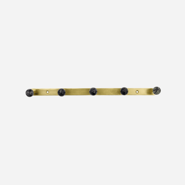 House Doctor Brass Coloured Rack - Black - RhoolCoat HookHouse DoctorHouse Doctor Brass Coloured Rack - Black