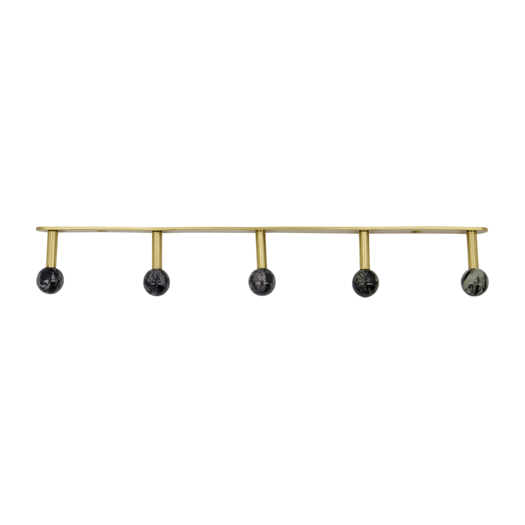 House Doctor Brass Coloured Rack - Black - RhoolCoat HookHouse DoctorHouse Doctor Brass Coloured Rack - Black