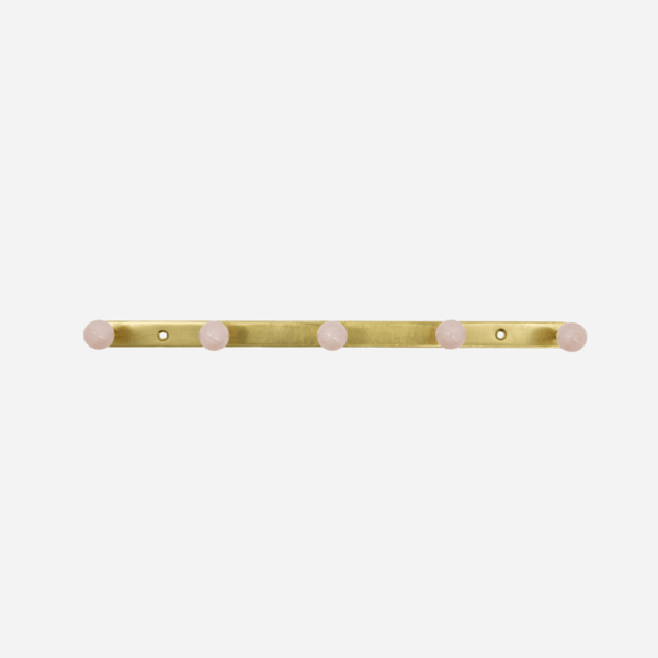 House Doctor Brass Coloured Rack - Pink - RhoolCoat HookHouse DoctorHouse Doctor Brass Coloured Rack - Pink