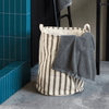 House Doctor Canvas Laundry Basket - Round - RhoolLaundry BasketHouse DoctorHouse Doctor Canvas Laundry Basket - Round