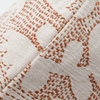 House Doctor Cotton Stitched Abstract Cushion Cover - Terracotta and White - RhoolCushionHouse DoctorHouse Doctor Cotton Stitched Abstract Cushion Cover - Terracotta and White