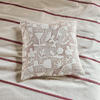 House Doctor Cotton Stitched Abstract Cushion Cover - Terracotta and White - RhoolCushionHouse DoctorHouse Doctor Cotton Stitched Abstract Cushion Cover - Terracotta and White