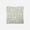 House Doctor Cotton Stitched Leaf Cushion Cover - Sage Green and White - RhoolCushionHouse DoctorHouse Doctor Cotton Stitched Leaf Cushion Cover - Sage Green and White