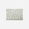 House Doctor Cotton Stitched Leaf Cushion Cover - Sage Green and White - RhoolCushionHouse DoctorHouse Doctor Cotton Stitched Leaf Cushion Cover - Sage Green and White