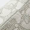 House Doctor Cotton Stitched Leaf Cushion Cover - Sage Green and White - RhoolCushionHouse DoctorHouse Doctor Cotton Stitched Leaf Cushion Cover - Sage Green and White