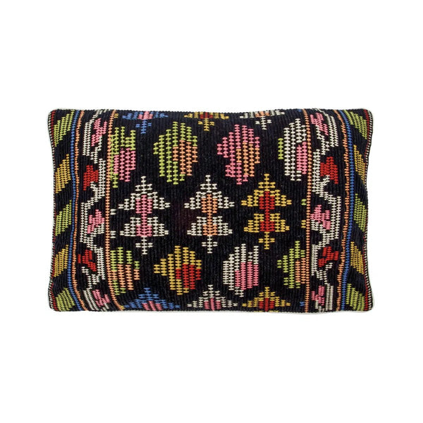 House Doctor Embroidered Cushion Cover - Multicolour - RhoolCushionHouse DoctorHouse Doctor Embroidered Cushion Cover - Multicolour