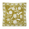 House Doctor Embroidered Cushion Cover - Mustard/Green - RhoolCushionHouse DoctorHouse Doctor Embroidered Cushion Cover - Mustard/Green