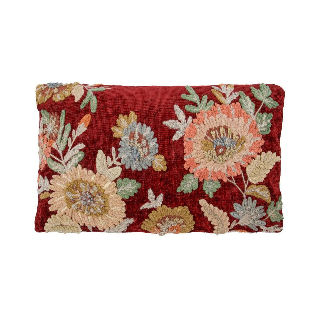 House Doctor Embroidered Cushion Cover - Red - RhoolCushionHouse DoctorHouse Doctor Embroidered Cushion Cover - Red