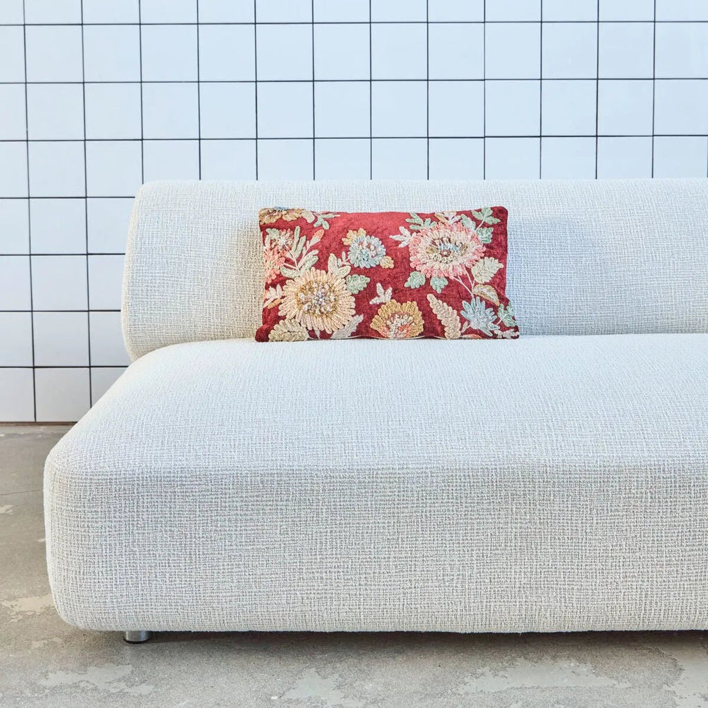 House Doctor Embroidered Cushion Cover - Red - RhoolCushionHouse DoctorHouse Doctor Embroidered Cushion Cover - Red
