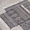House Doctor Geometric Jute and Cotton Mat - Black - RhoolRugHouse DoctorHouse Doctor Geometric Jute and Cotton Mat - Black