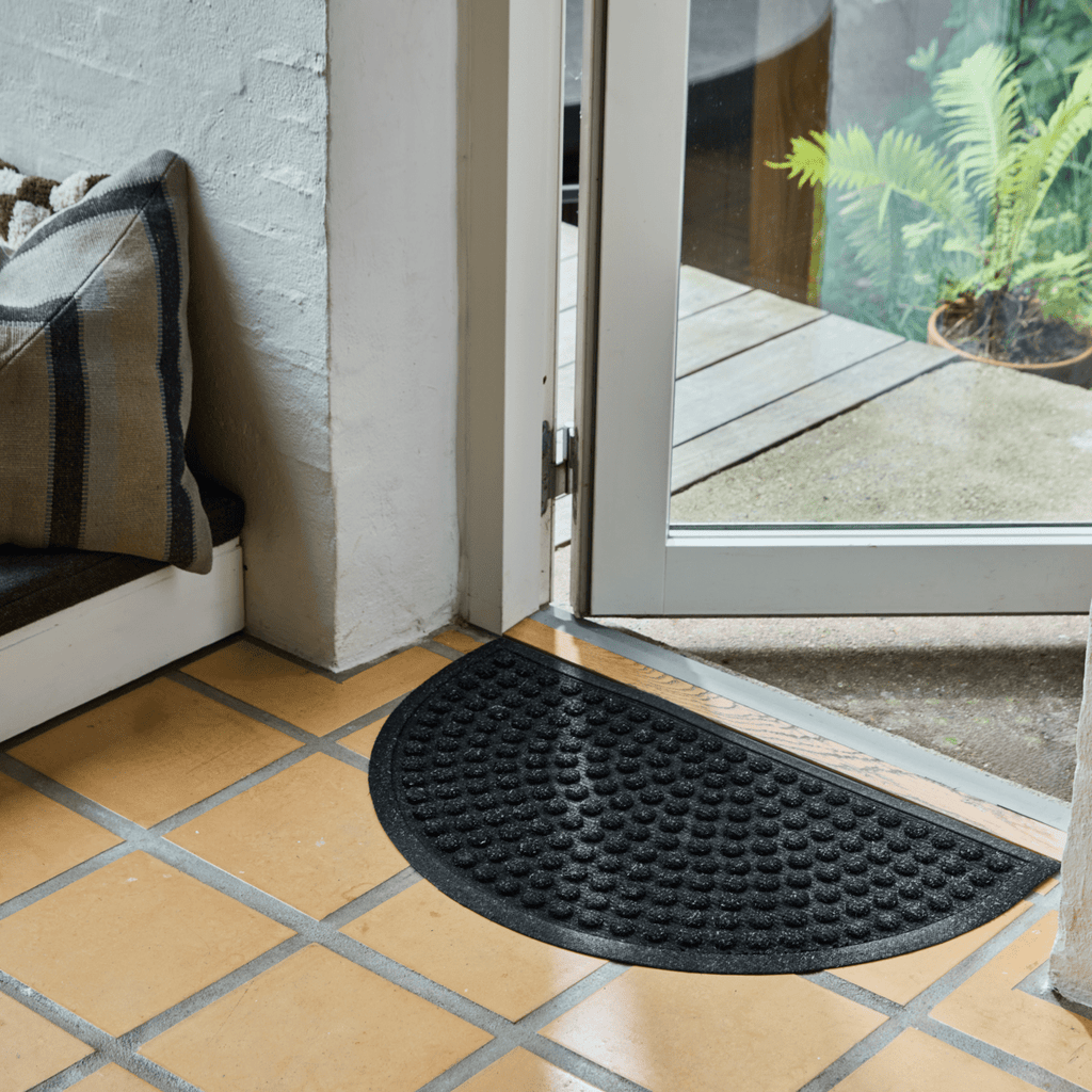 House Doctor Half Moon Door Mat - Black - RhoolDoor MatHouse DoctorHouse Doctor Half Moon Door Mat - Black
