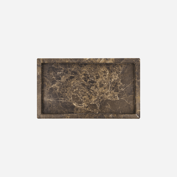 House Doctor Marble Bathroom Tray - Brown - RhoolTrayHouse DoctorRectangular brown marble tray on a white background