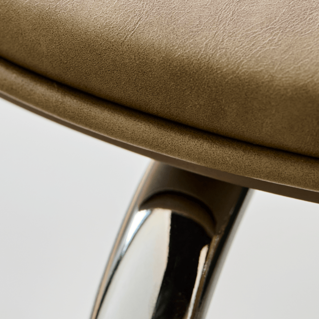 House Doctor Minimalist Metal Leg Stool - Tan - RhoolStoolHouse DoctorHouse Doctor Minimalist Metal Leg Stool - Tan