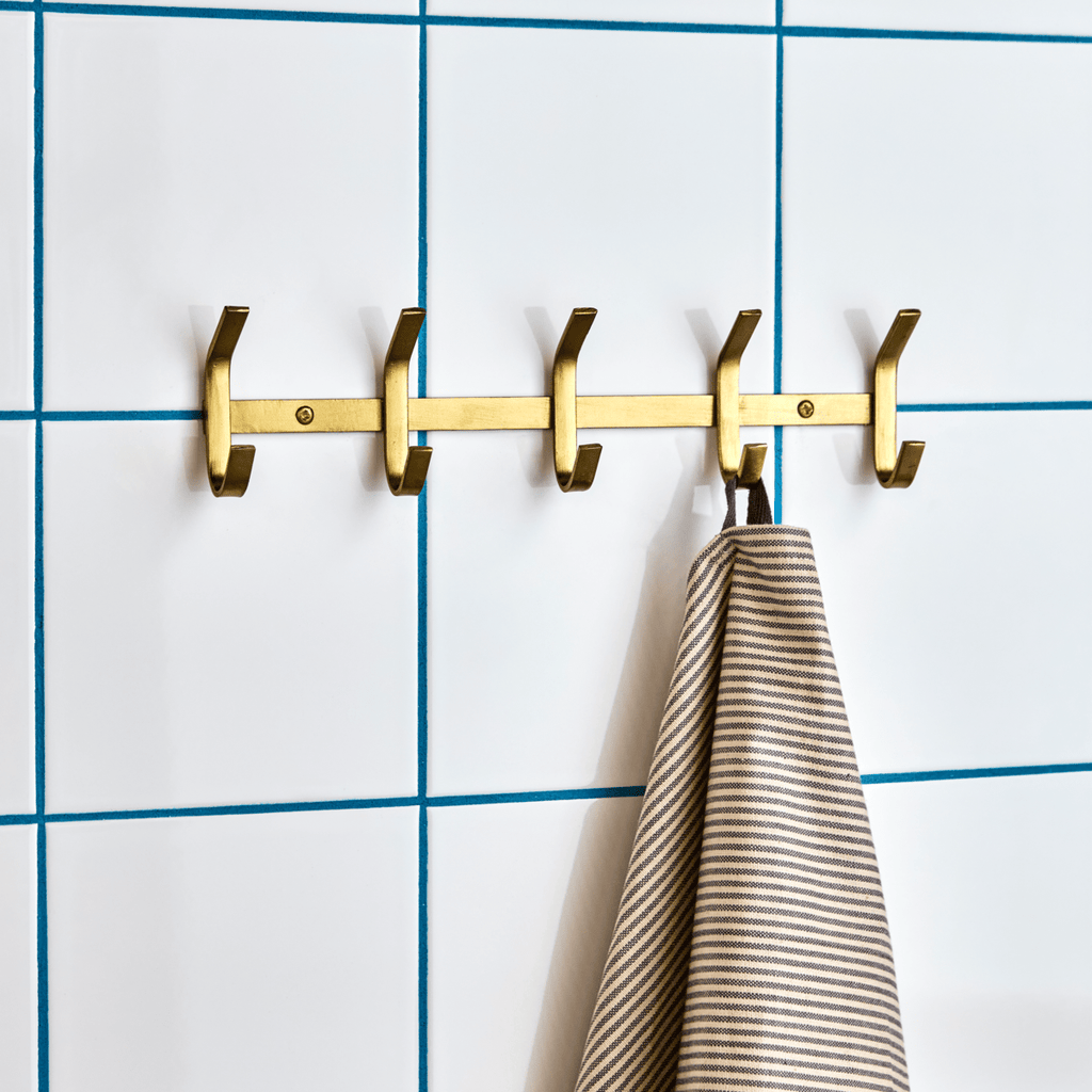 House Doctor Rack/ Hooks - Brass/Gold - RhoolCoat HookHouse DoctorHouse Doctor Rack/ Hooks - Brass/Gold
