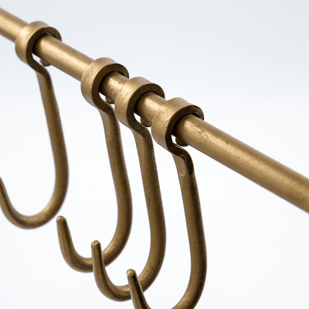 House Doctor Rack with Hooks - Brass/gold - RhoolCoat HookHouse DoctorHouse Doctor Rack with Hooks - Brass/gold