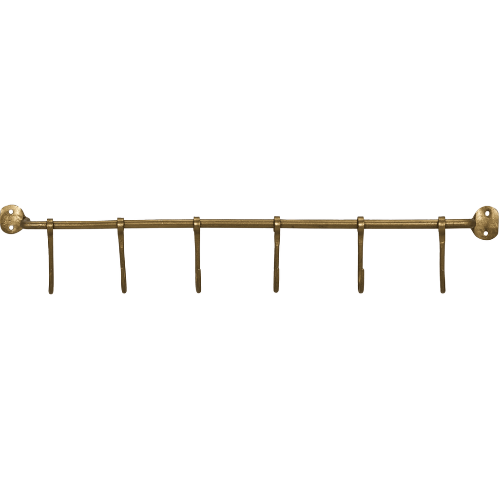 House Doctor Rack with Hooks - Brass/gold - RhoolCoat HookHouse DoctorHouse Doctor Rack with Hooks - Brass/gold