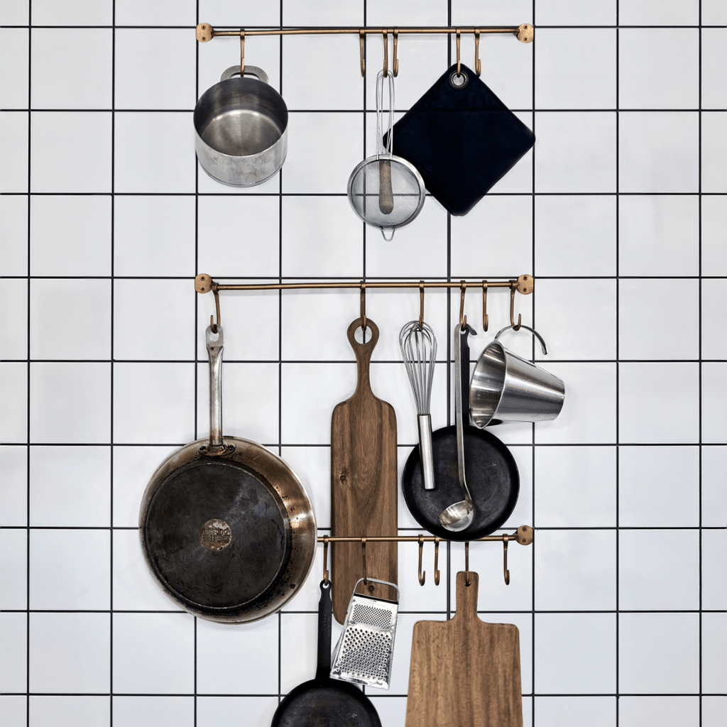 House Doctor Rack with Hooks - Brass/gold - RhoolCoat HookHouse DoctorHouse Doctor Rack with Hooks - Brass/gold