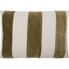 House Doctor Striped Velvet and Linen Cushion Cover - Amber - RhoolCushionHouse DoctorHouse Doctor Striped Velvet and Linen Cushion Cover - Amber