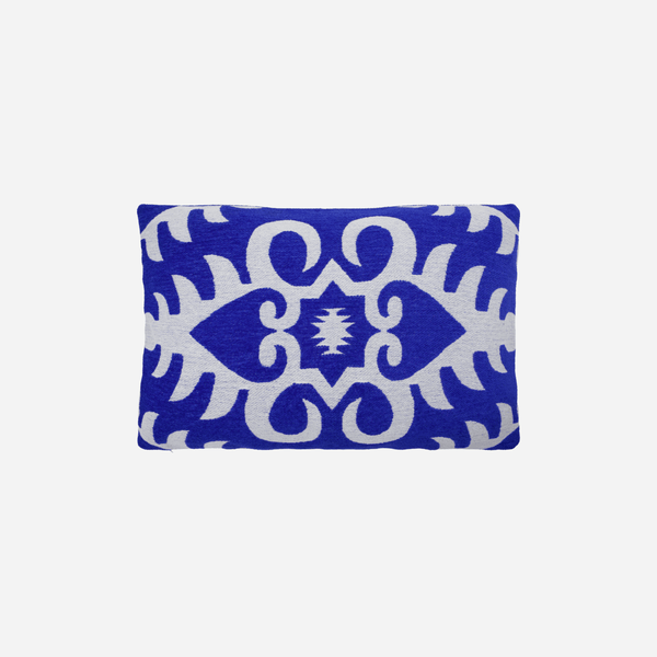 House Doctor Woven Cotton Cushion Cover - Blue and Off White - RhoolCushionHouse DoctorHouse Doctor Woven Cotton Cushion Cover - Blue and Off White