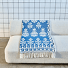 House Doctor Woven Cotton Throw - Blue and White - RhoolThrowHouse DoctorHouse Doctor Woven Cotton Throw - Blue and White