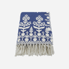 House Doctor Woven Cotton Throw - Blue and White - RhoolThrowHouse DoctorHouse Doctor Woven Cotton Throw - Blue and White