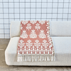 House Doctor Woven Cotton Throw - Terracotta and White - RhoolThrowHouse DoctorHouse Doctor Woven Cotton Throw - Terracotta and White