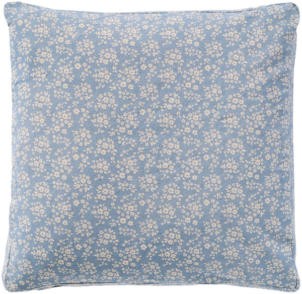 IBLaursen - Cotton Box Cushion Cover - Blue Flower - RhoolCushionIB LaursenIBLaursen - Cotton Box Cushion Cover - Blue Flower