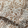 IBLaursen Cotton Quilt - Brown and Cream Floral/Leaf - RhoolQuiltIB LaursenIBLaursen Cotton Quilt - Brown and Cream Floral/Leaf