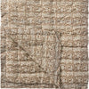 IBLaursen Cotton Quilt - Brown and Cream Floral/Leaf - RhoolQuiltIB LaursenIBLaursen Cotton Quilt - Brown and Cream Floral/Leaf