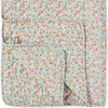 IBLaursen Cotton Quilt - Light Blue and Rust Flowers - RhoolQuiltIB LaursenIBLaursen Cotton Quilt - Light Blue and Rust Flowers