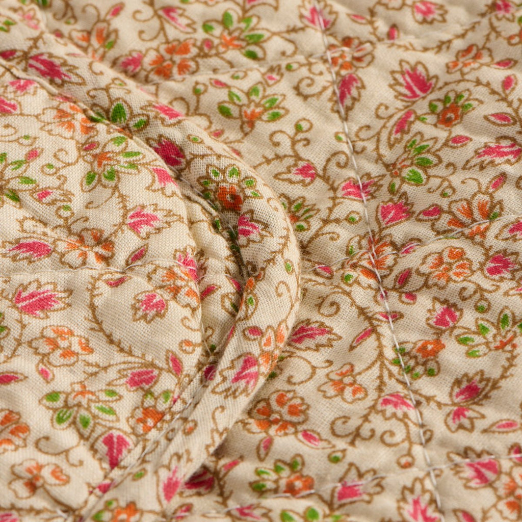 IBLaursen Cotton Quilt - Red, Green and Orange - RhoolQuiltIB LaursenIBLaursen Cotton Quilt - Red, Green and Orange