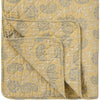 IBLaursen Cotton Quilt - Soft Yellow and Grey Paisley - RhoolQuiltIB LaursenIBLaursen Cotton Quilt - Soft Yellow and Grey Paisley