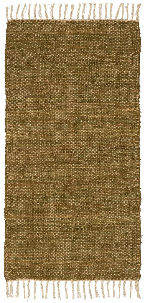 IBLaursen Moss Green Cotton Runner - RhoolRugIB LaursenIBLaursen Moss Green Cotton Runner