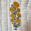 Indian Hand Block Print Cotton Quilt - Marigold - RhoolQuiltRhoolIndian Hand Block Print Cotton Quilt - Marigold