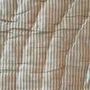 Indian Hand Block Print Cotton Quilt - Pale Blue/Green Marigold/Stripe Ruffle - Double/King/SuperKing - RhoolQuiltRhoolIndian Hand Block Print Cotton Quilt - Pale Blue/Green Marigold/Stripe Ruffle - Double/King/SuperKing