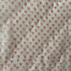 Indian Hand Block Print Cotton Quilt - Pink and Red Ruffle - RhoolQuiltRhoolIndian Hand Block Print Cotton Quilt - Pink and Red Ruffle