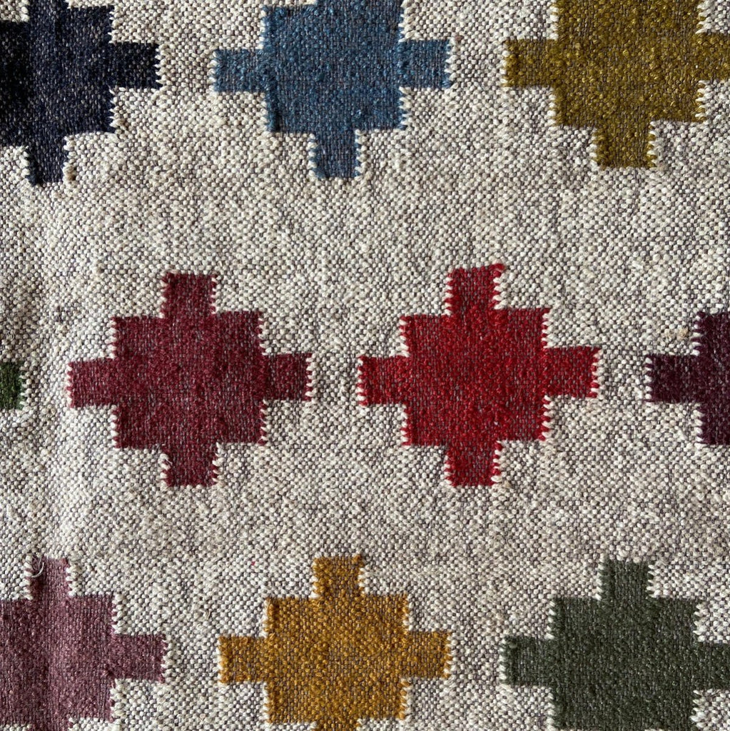 Jute and Wool Kilim Rug Large XL - RhoolRugKilimJute and Wool Kilim Rug Large XL
