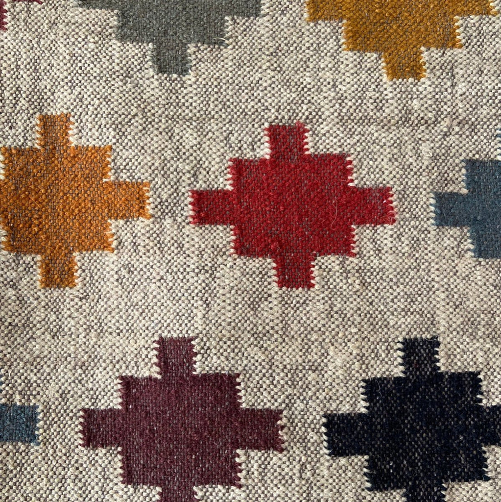 Jute and Wool Kilim Rug Large - RhoolRugKilimJute and Wool Kilim Rug Large
