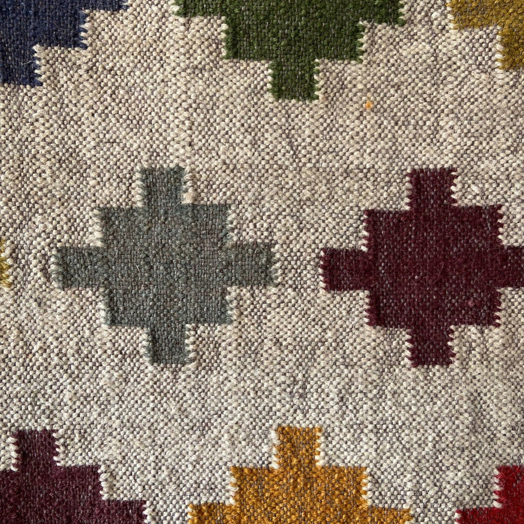 Jute and Wool Kilim Rug Large - RhoolRugKilimJute and Wool Kilim Rug Large