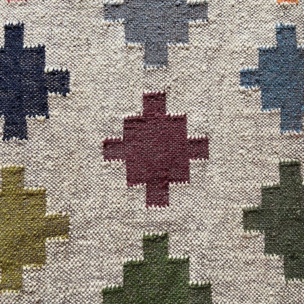 Jute and Wool Kilim Rug Large - RhoolRugKilimJute and Wool Kilim Rug Large