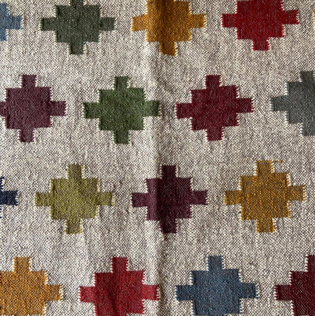 Jute and Wool Kilim Rug Large - RhoolRugKilimJute and Wool Kilim Rug Large