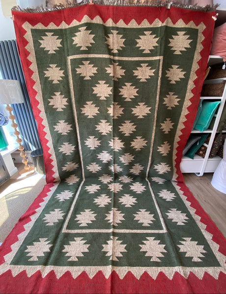 Jute and Wool Kilim Rug XL - RhoolRugKilimJute and Wool Kilim Rug XL