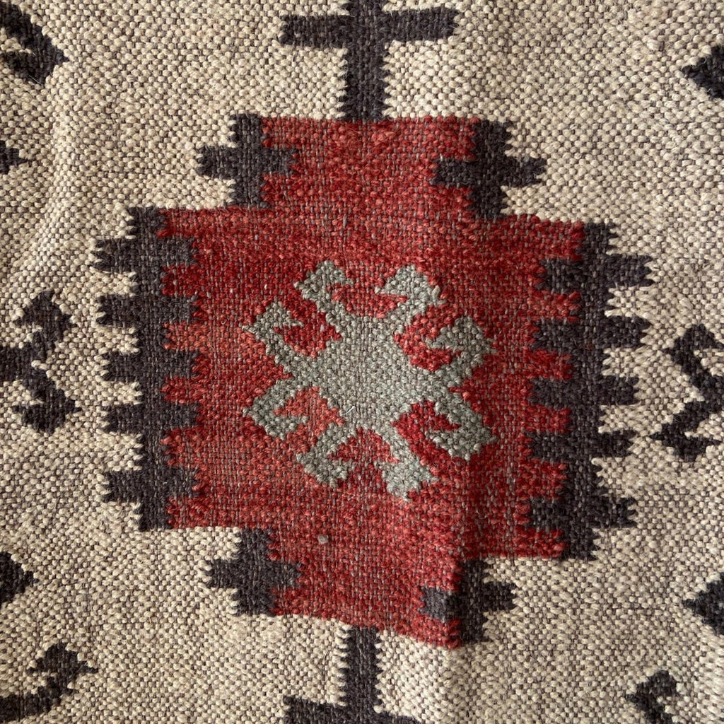 Jute and Wool Kilim Rug - RhoolRugKilimJute and Wool Kilim Rug