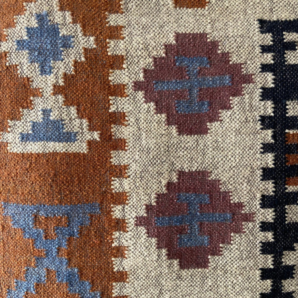 Jute and Wool Kilim Rug - RhoolRugKilimJute and Wool Kilim Rug