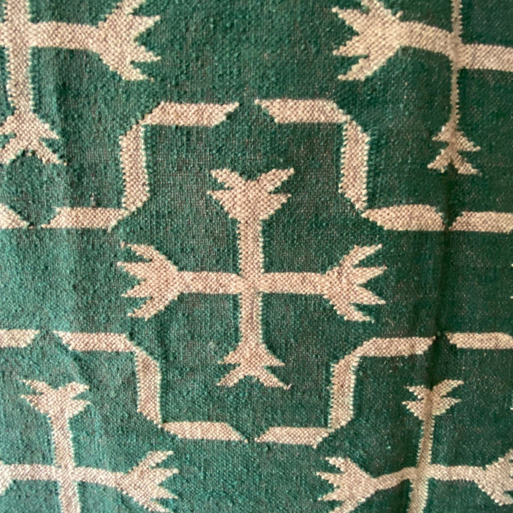 Jute and Wool Kilim Rug - RhoolRugKilimJute and Wool Kilim Rug